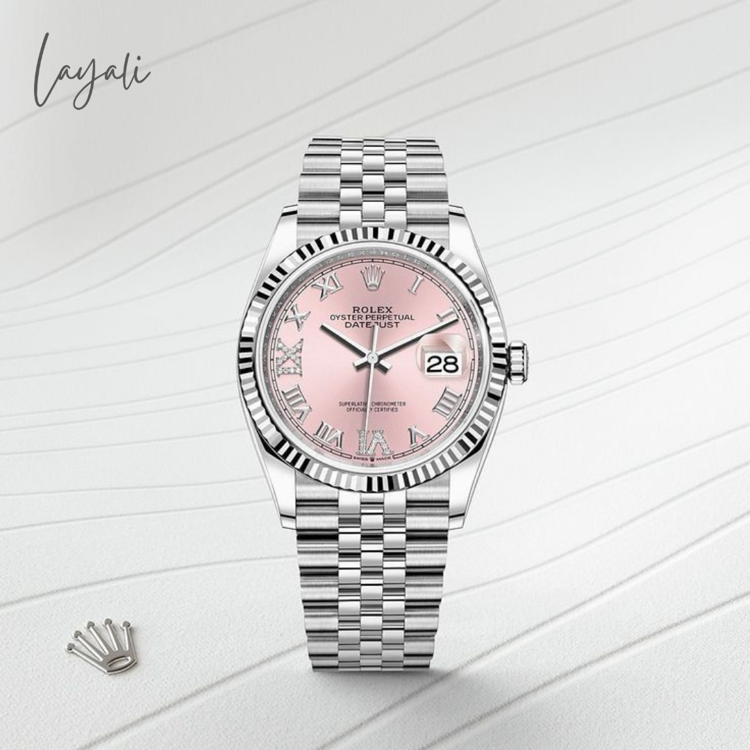 Rolex Datejust 36 – White Gold with Pink Dial