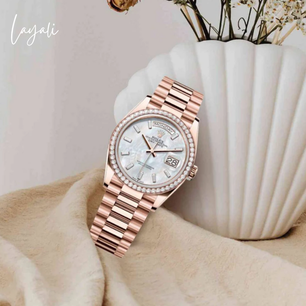 Rolex Day-Date 36 – Everose Gold with Diamond Dial