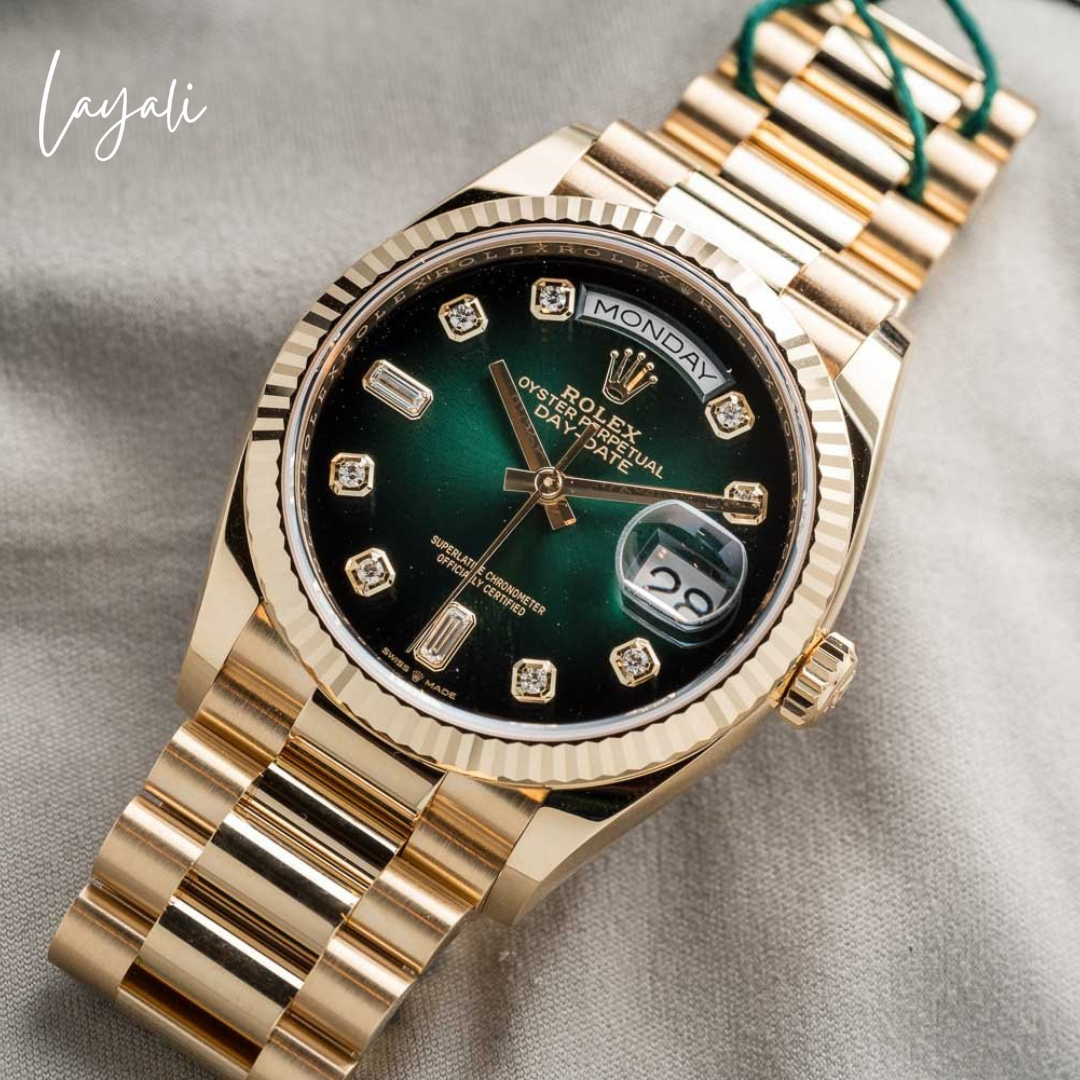 Rolex Day-Date 36 – Green Diamond Dial
