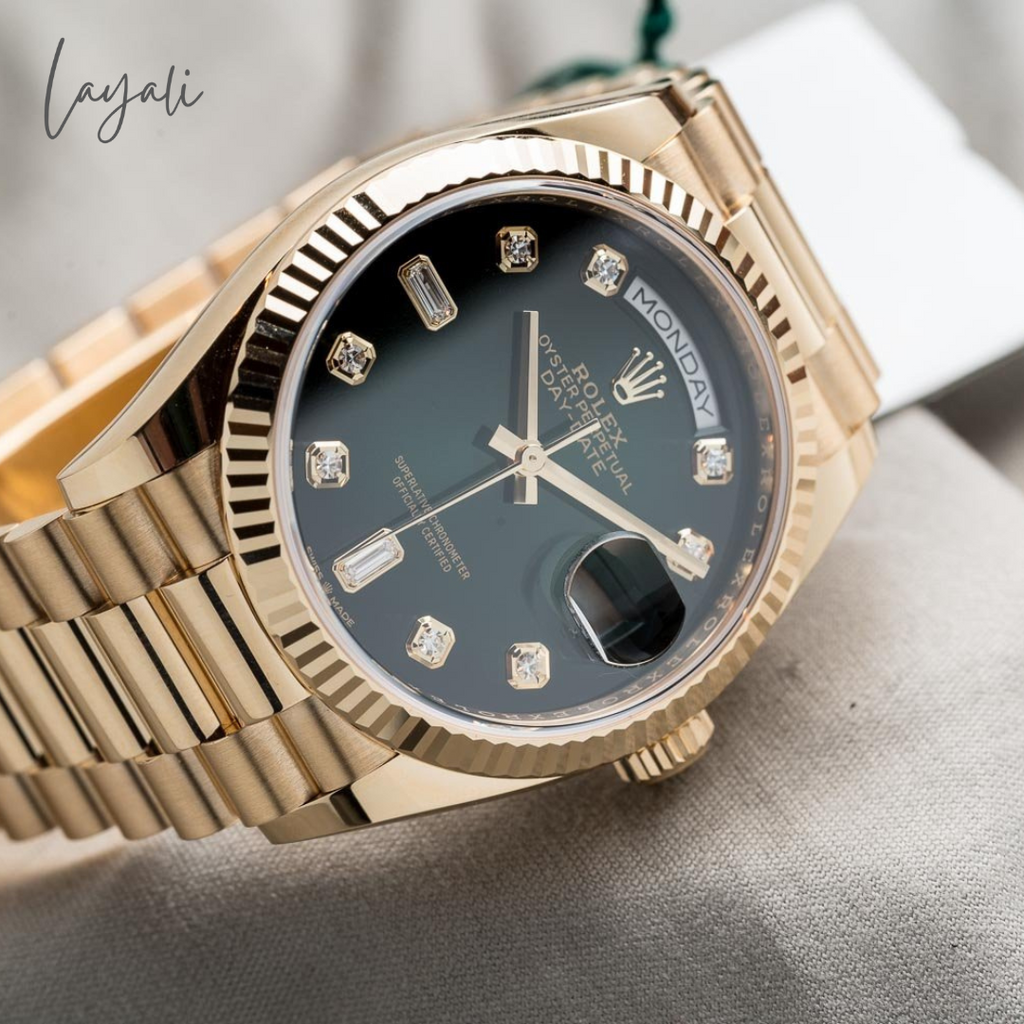 Rolex Day-Date 36 – Green Diamond Dial
