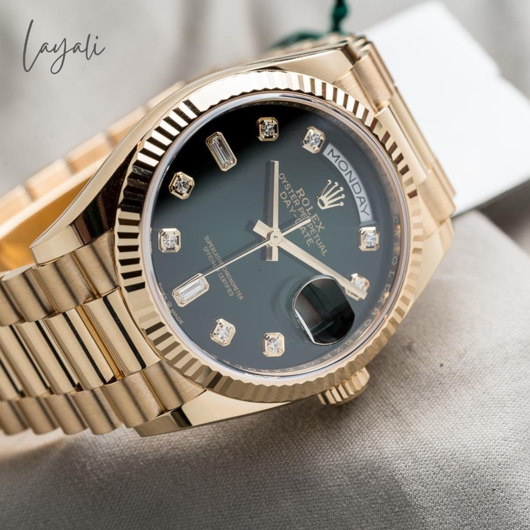Rolex Day-Date 36 – Green Diamond Dial